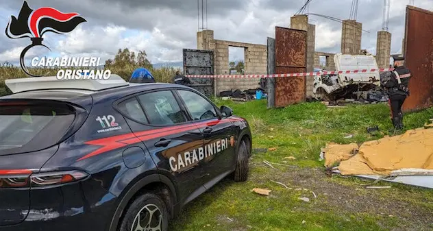 Bauladu. Sequestrata discarica abusiva dai carabinieri, proprietario denunciato