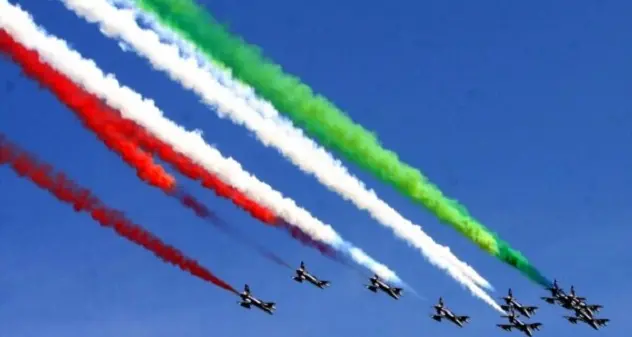 Oggi a Cagliari lo spettacolo delle Frecce Tricolori
