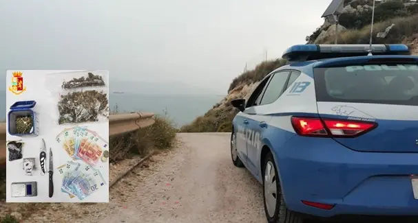 ‘Market della droga’ scoperto dalla Polizia, 34enne in manette