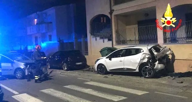 Settimo San Pietro. Scontro tra due auto: un ferito grave