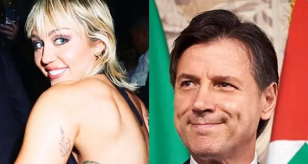 Conte twitta alla pop star Miley Cyrus: \"Insieme ce la faremo\"