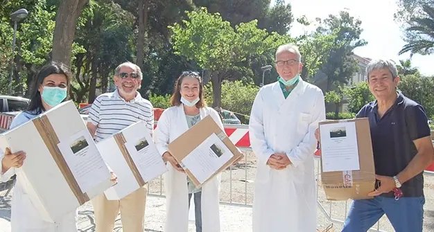 La generosità dell'Associazione Sardegna Vapore: nuovi dpi nel post-pandemia al Santissima Trinità