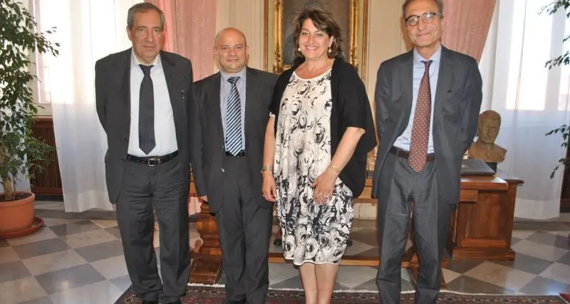 Sassari. Il sindaco Nicola Sanna in visita dal rettore Attilio Mastino