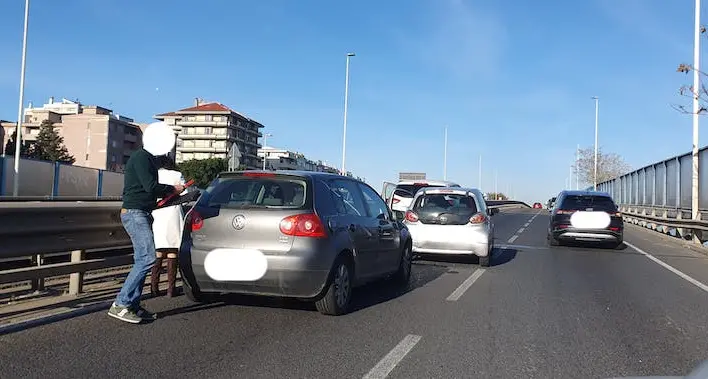 Cagliari. Triplice tamponamento sull’Asse Mediano