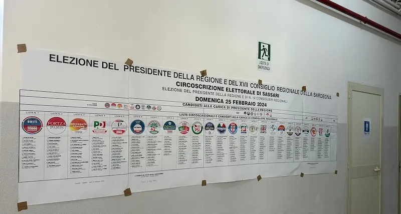 Elezioni Regionali in Sardegna: affluenza finale al 52,4%