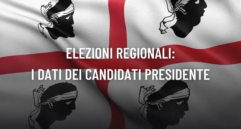 Elezioni regionali: ecco i dati dei candidati presidente