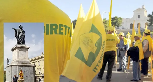 Coldiretti, in piazza con i fiori per ripartire dopo il crollo del Covid