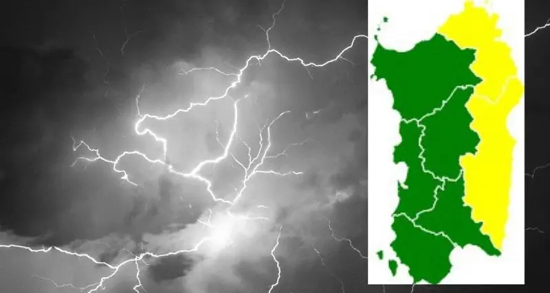 Maltempo sulla Sardegna: diramata allerta meteo