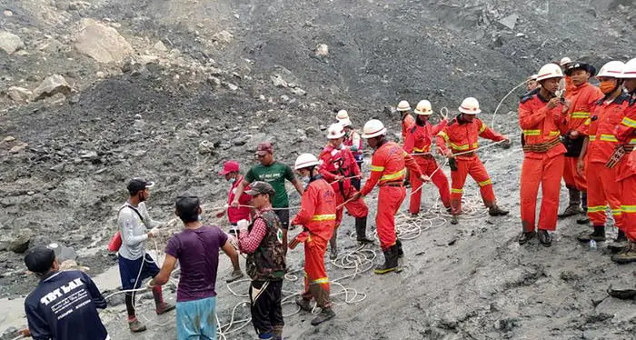 Myanmar: frana in una miniera di giada, salgono a i 162 morti