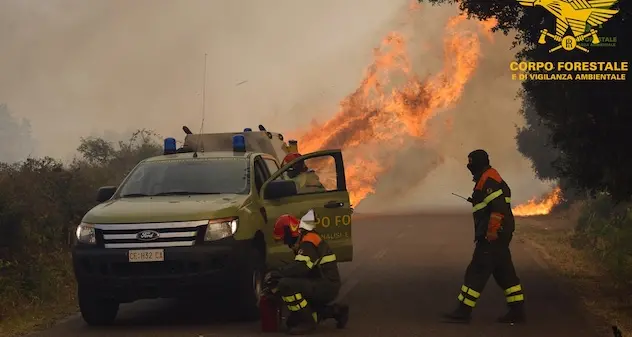 La Sardegna brucia: 23 gli incendi nella giornata di oggi