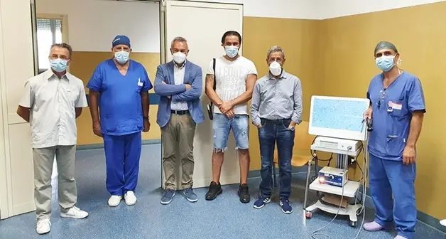 Santissima Trinità, arriva il nuovo fibrolaringoscopio: è il dono delle famiglie dei lavoratori del Tecnocasic