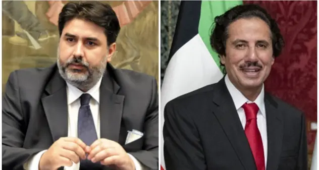 Solinas riceve a Villa Devoto l'ambasciatore del Kuwait in Italia