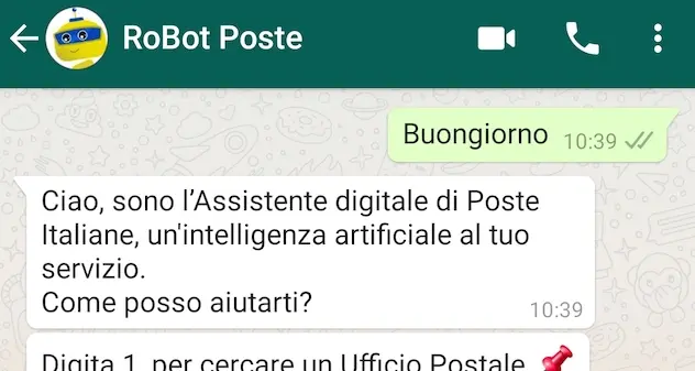 Cagliari: in 6 uffici postali il turno allo sportello si prenota con whatsapp