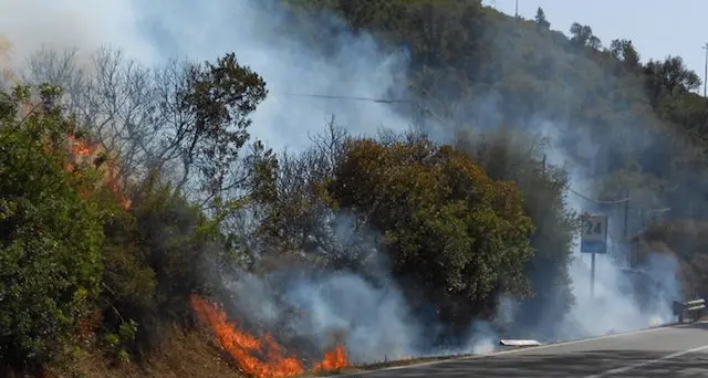 Tenta di appiccare fuoco ma un paesano lo vede e lo denuncia