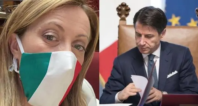 Stato emergenza, Meloni attacca: \"Conte mente\"