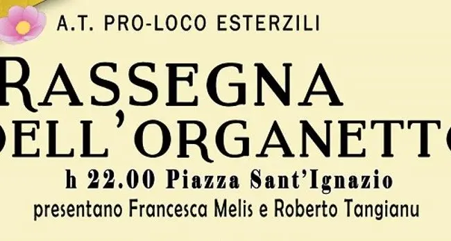 La Pro Loco di Esterzili presenta la Rassegna dell'Organetto