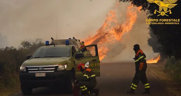 Incendi. Fiamme anche a Bonorva, Nurri e Uri