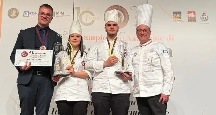 La Sardegna trionfa al Campionato Nazionale di Pasticceria Istituti Alberghieri d’Italia