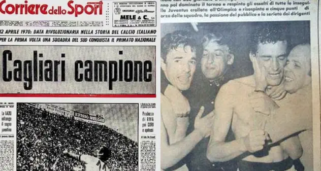 12 aprile 1970: 54 anni fa il Cagliari vinceva lo scudetto