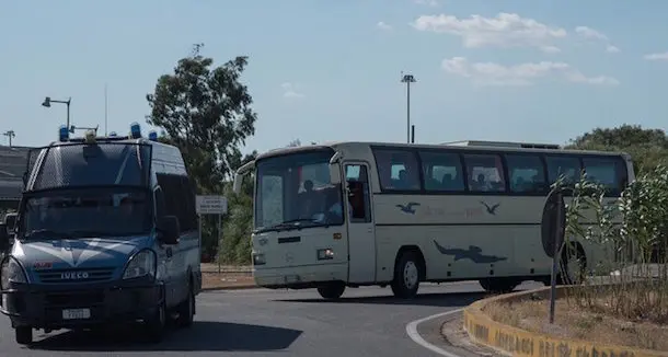 Arrivati a Cagliari i 40 migranti da Ventimiglia