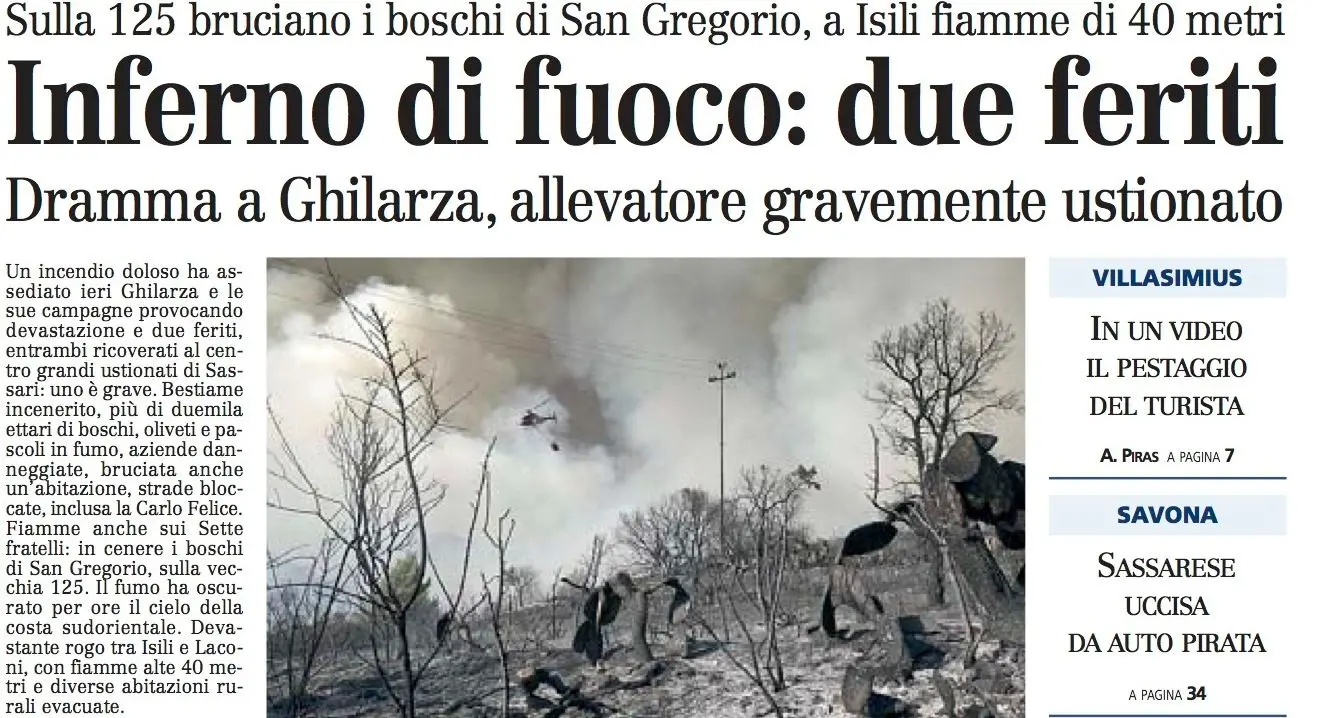 Incendi: drammatico il bilancio. Le immagini e la cronaca raccontata nei servizi TG di VIDEOLINA