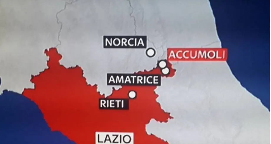 In diretta dal centro Italia le immagini del disastro | APRI LIVE