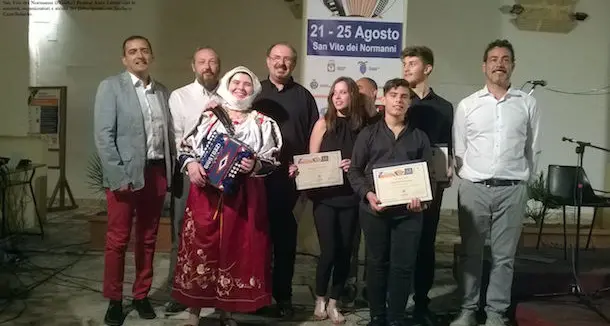 Inoria Bande protagonista al Festival Internazionale di Brindisi e al Campionato del mondo di organetto
