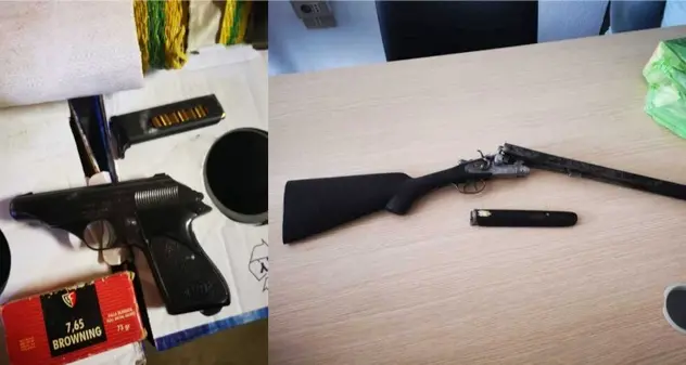 Armi clandestine in casa, arrestato un 27enne a Simaxis