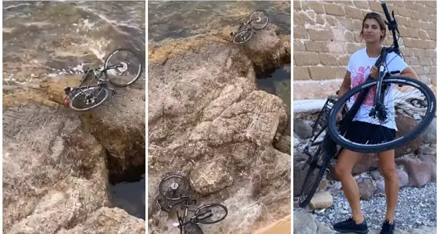 Vandali lanciano le bici della Canalis dal bastione di Alghero