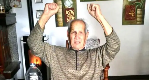 Antioco Cirronis, 87 anni, nonno felice: vince tante 'battaglie' e anche il Covid
