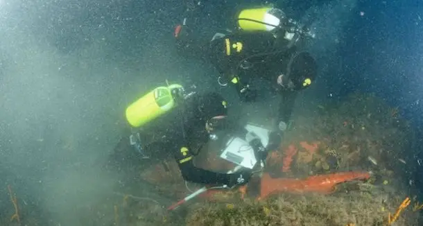 Reperti di età romana imperiale recuperati nelle acque tra l'Isola di Santo Stefano e La Maddalena