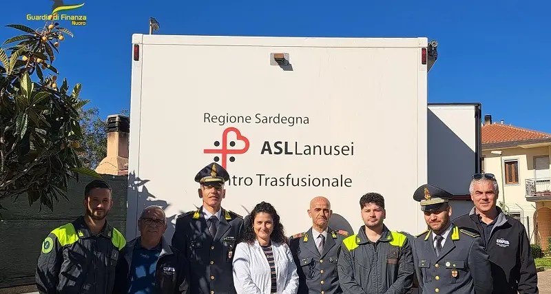 Tortolì: Guardia di Finanza, familiari e amici donano 23 sacche di sangue