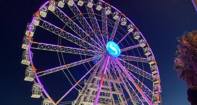 Inaugurata a Cagliari la ruota panoramica. VIDEO