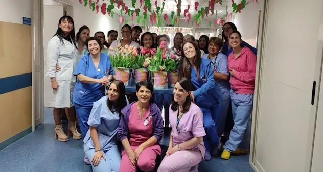 I tulipani del Giardino di Lu portano gioia e spensieratezza negli ospedali