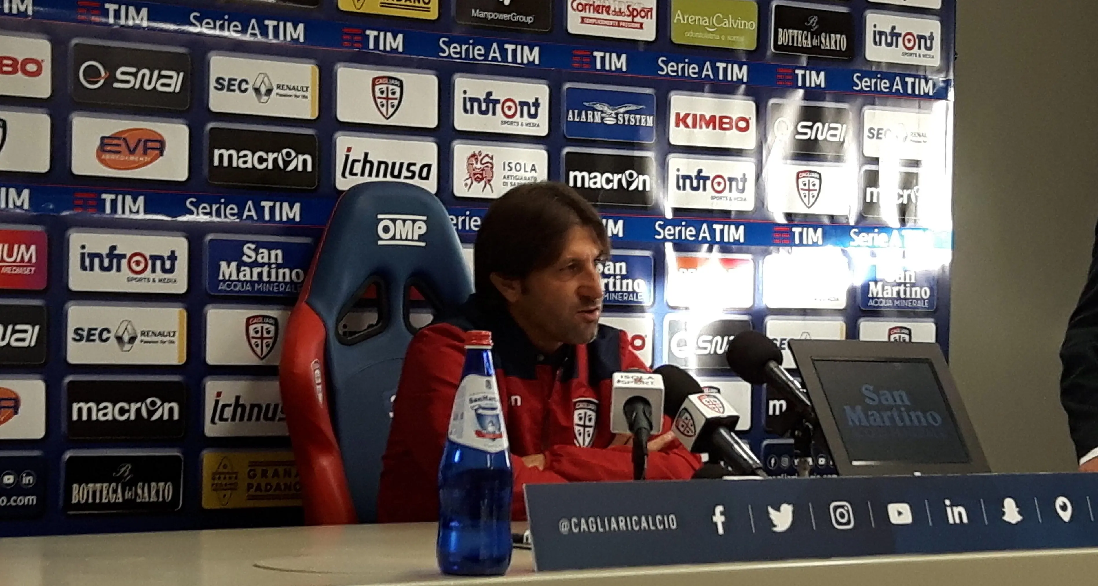 Cagliari-Fiorentina: ''Partita più difficile della scorsa con l'Inter''