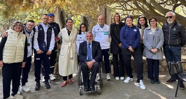 Todde incontra atleti paralimpici: “Orgoglio per tutti i sardi”