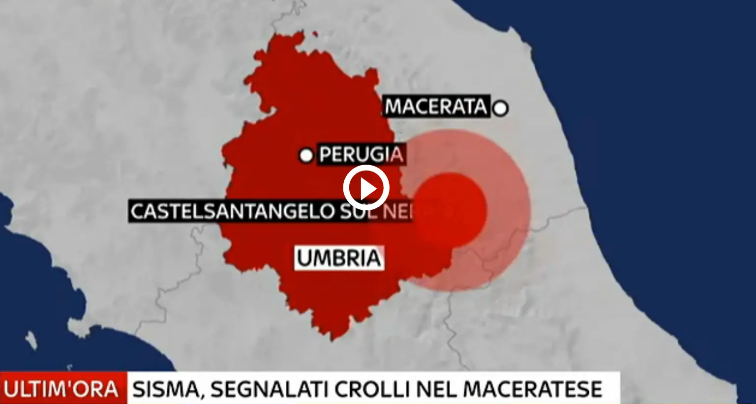 La scossa di terremoto è stata avvertita anche nel Lazio, Umbria, Abruzzo e Toscana