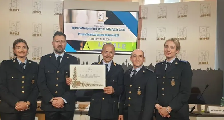 Alla Polizia locale di Sassari un premio nazionale Anci