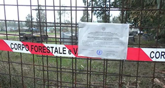 Sequestrato terreno adibito a discarica