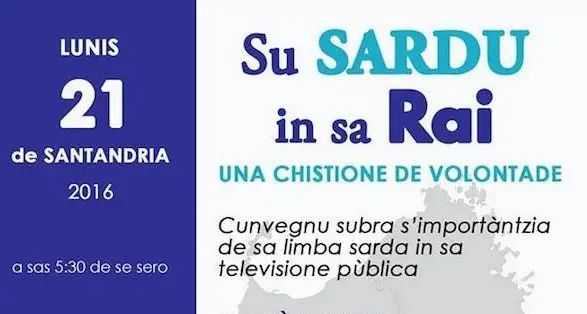 Lingua sarda in Rai, importante tavola rotonda lunedì a Sassari