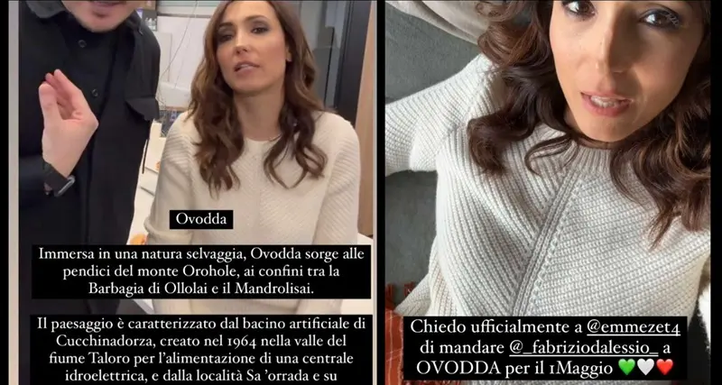 Tutti a Ovodda con Caterina Balivo!