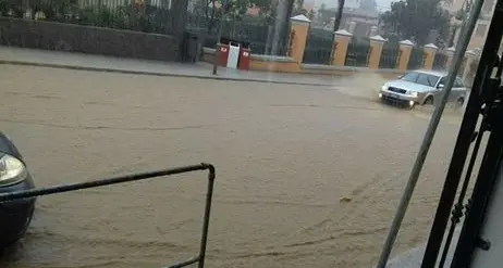 Maltempo. A Bari Sardo strade allagate, ecco le foto