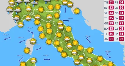 Arriva Caronte, previsti 40°