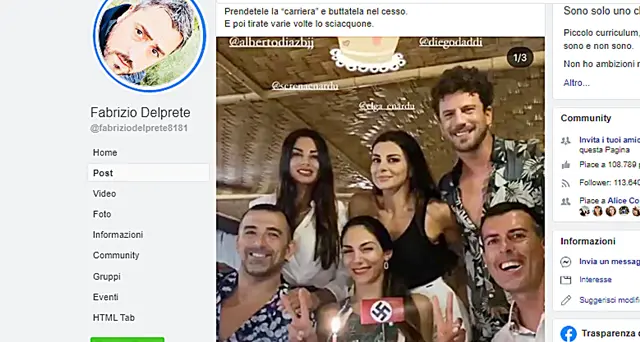 Serena Enardu, foto con svastica nazista insieme alla sorella Elga: l'indignazione dei social