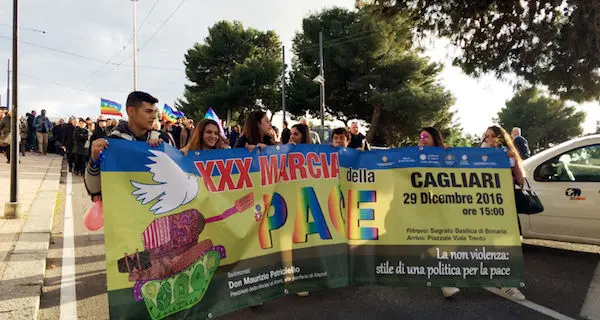 In migliaia a Cagliari per la XXX Marcia della Pace