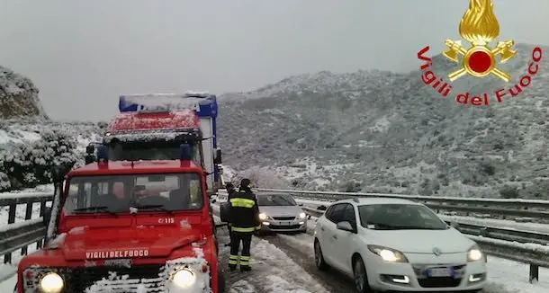 Sardegna sotto la neve