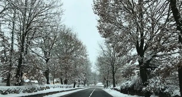 Neve da Nuoro al Gennargentu
