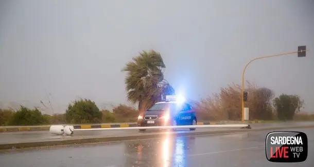 Allerta meteo in Sardegna estesa fino alla mezzanotte di domani