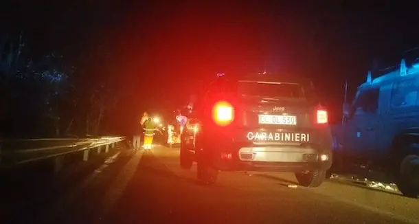 Tragedia sfiorata a Desulo: auto travolta dai detriti sulla provinciale numero 7