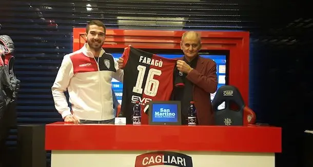 Cagliari Calcio. Presentato Faragò: ''Che emozione essere qui''